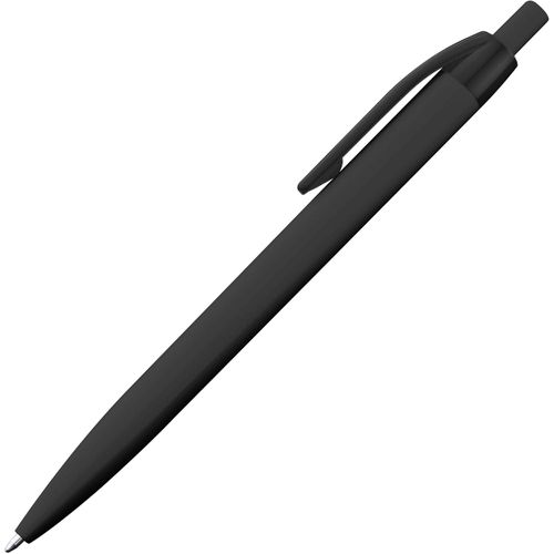 Kunststoffkugelschreiber (Art.-Nr. CA567834) - Druckkugelschreiber mit blau schreibende...