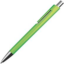 Kugelschreiber mit silbernen Applikationen (apfelgrün) (Art.-Nr. CA580515)