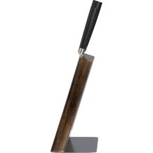 Messerblock aus Holz mit 5 verschiedenen Messern (schwarz) (Art.-Nr. CA582903)