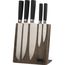 Messerblock aus Holz mit 5 verschiedenen Messern (Schwarz) (Art.-Nr. CA582903)