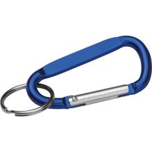 Schlüsselanhänger mit Karabinerhaken (blau) (Art.-Nr. CA592086)