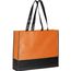 Faltbare Non Woven Einkaufstasche, 2 farbig (orange) (Art.-Nr. CA594364)