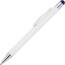 Kugelschreiber aus Aluminium mit gummierter Oberfläche (dunkelblau) (Art.-Nr. CA595826)