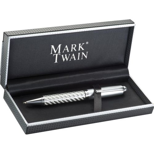 Mark Twain Kugelschreiber aus Metall (Art.-Nr. CA615417) - Mark Twain Drehkugelschreiber aus...