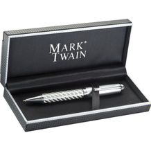 Mark Twain Kugelschreiber aus Metall (Grau) (Art.-Nr. CA615417)