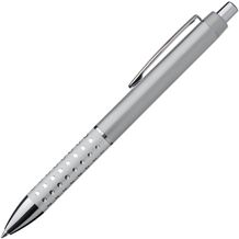 Kugelschreiber mit glitzernder Griffzone (Grau) (Art.-Nr. CA632254)