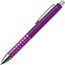 Kugelschreiber mit glitzernder Griffzone (Violett) (Art.-Nr. CA642250)