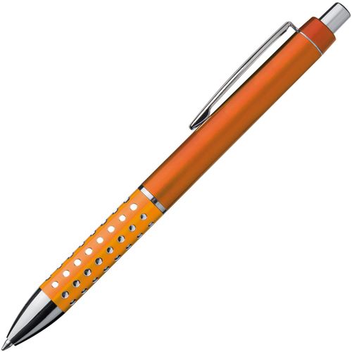 Kugelschreiber mit glitzernder Griffzone (Art.-Nr. CA655714) - Kugelschreiber mit glitzernder, rutschfe...