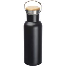 Vakuum Isolierflasche aus Edelstahl, 500 ml (Schwarz) (Art.-Nr. CA663180)