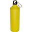 Trinkflasche aus Metall mit Karabinerhaken, 800ml (gelb) (Art.-Nr. CA670879)