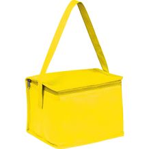 Non-Woven Kühltasche für 6 Dosen (gelb) (Art.-Nr. CA678753)