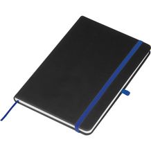 A5 Notizbuch mit farbiger Gravur (blau) (Art.-Nr. CA684565)