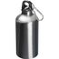 Trinkflasche aus Metall mit Karabinerhaken, 500ml (Grau) (Art.-Nr. CA702545)