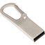 USB-Stick Metall mit Karabinerhaken 8GB (Grau) (Art.-Nr. CA707088)