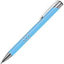 Kugelschreiber vollfarbig lackiert (hellblau) (Art.-Nr. CA712329)
