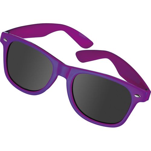 Sonnenbrille aus Kunststoff im Nerdlook, UV 400 Schutz (Art.-Nr. CA718035) - Sonnenbrille im Nerdlook, hochwertiger...