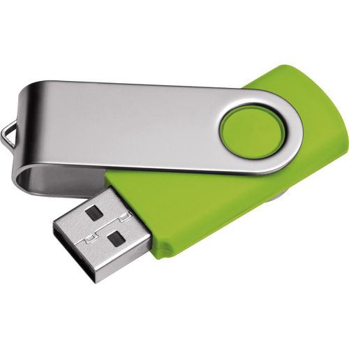 USB Stick Twister 16GB (Art.-Nr. CA720491) - USB Stick Twister 2.0 mit Aluminiumclip...