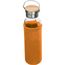 Glasflasche mit Neoprenüberzug, 600ml (orange) (Art.-Nr. CA722823)