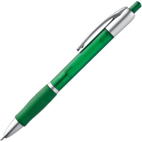 Kugelschreiber aus Kunststoff (Art.-Nr. CA739879) - Druckkugelschreiber mit blau schreibende...