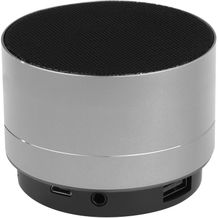 Bluetooth Lautsprecher aus Aluminium (Grau) (Art.-Nr. CA741820)
