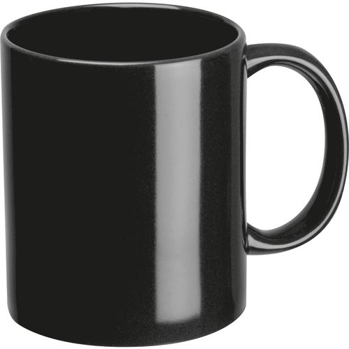 Kaffeetasse aus Keramik, 300ml (Art.-Nr. CA761495) - Vollfarbige Kaffeetasse aus glänzende...