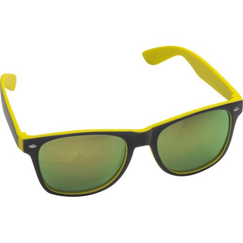 Sonnenbrille aus Kunststoff mit verspiegelten Gläsern, UV 400 Schutz (Art.-Nr. CA763334) - Stylische Sonnenbrille aus Kunststoff,...