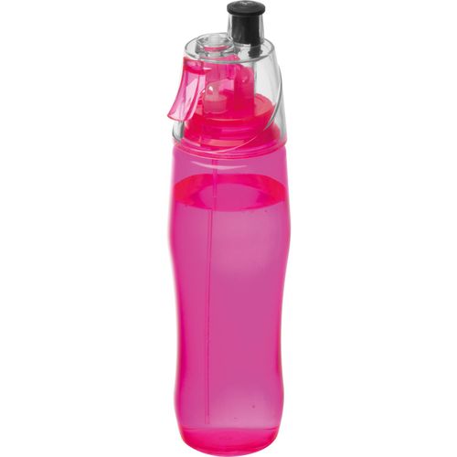 Sporttrinkflasche mit Sprayfunktion (Art.-Nr. CA774933) - Sporttrinkflasche aus Kunststoff mit...