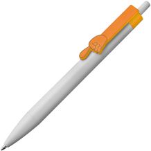 Kugelschreiber mit Fingerzeigclip (orange) (Art.-Nr. CA784776)