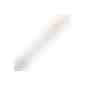 Weißer Kugelschreiber mit farbigen Applikationen (Art.-Nr. CA787180) - Kugelschreiber mit weißem Schaft, farbi...