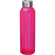 Trinkflasche aus Glas, 500ml (pink) (Art.-Nr. CA794931)