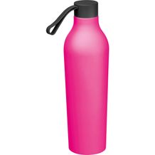 Gummierte Trinkflasche, 750ml (pink) (Art.-Nr. CA795949)