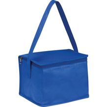 Non-Woven Kühltasche für 6 Dosen (blau) (Art.-Nr. CA800693)