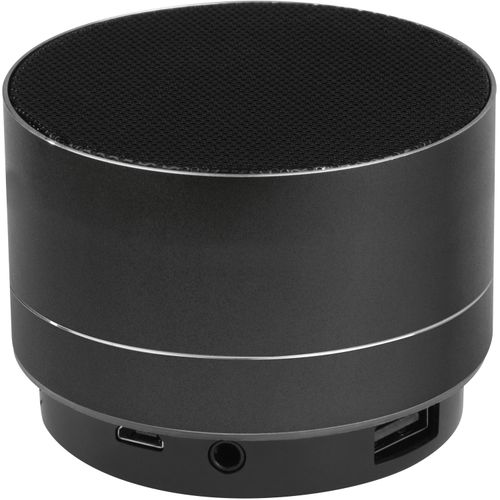 Bluetooth Lautsprecher aus Aluminium (Art.-Nr. CA851906) - Runder Aluminium Bluetooth Lautsprecher...