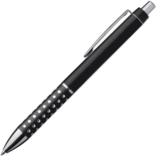 Kugelschreiber mit glitzernder Griffzone (Art.-Nr. CA852609) - Kugelschreiber mit glitzernder, rutschfe...