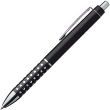 Kugelschreiber mit glitzernder Griffzone (Schwarz) (Art.-Nr. CA852609)