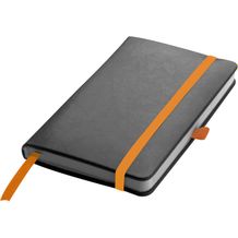 A6 Notizbuch mit Kunstledereinband (orange) (Art.-Nr. CA852966)