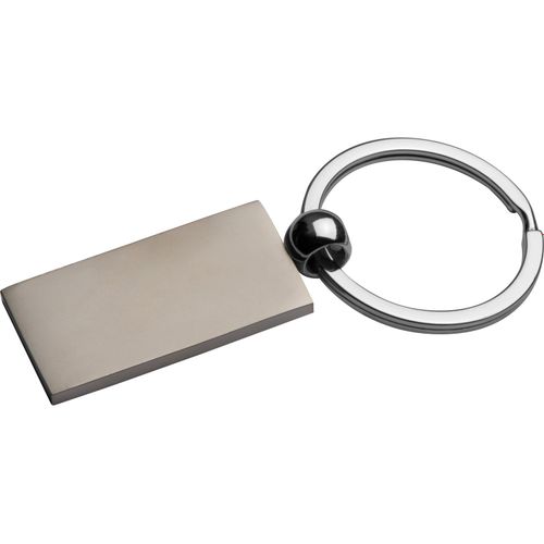 Metall Schlüsselanhänger, rechteckig (Art.-Nr. CA863525) - Metall Schlüsselanhänger in rechteckig...