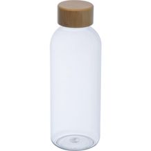 PET Trinkflasche mit Bambusdeckel, 600ml (transparent) (Art.-Nr. CA884154)