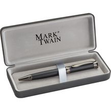 Mark Twain Kugelschreiber aus Metall (Schwarz) (Art.-Nr. CA886722)