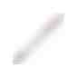 Weißer Kugelschreiber mit farbigen Applikationen (Art.-Nr. CA887540) - Kugelschreiber mit weißem Schaft, farbi...