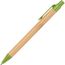 Kugelschreiber aus Weizenstroh und Bambus (grün) (Art.-Nr. CA890941)
