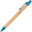 Kugelschreiber aus Weizenstroh und Bambus (blau) (Art.-Nr. CA907540)