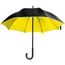 Luxuriöser Regenschirm mit doppelter Bespannung aus Polyester (gelb) (Art.-Nr. CA916711)