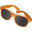 Sonnenbrille aus Kunststoff im Nerdlook, UV 400 Schutz (orange) (Art.-Nr. CA928480)