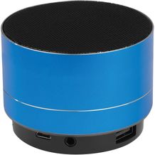 Bluetooth Lautsprecher aus Aluminium (blau) (Art.-Nr. CA971226)