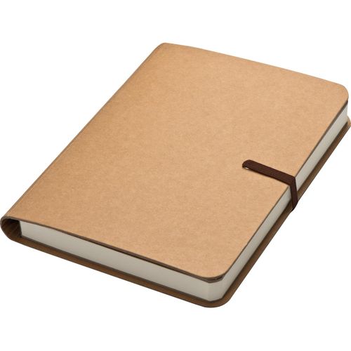 Notizbuch mit Gummiband (Art.-Nr. CA971931) - Notizbuch mit Gummiband zum Schließen...