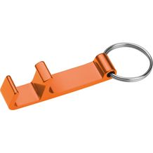 Schlüsselanhänger mit Flaschenöffner (orange) (Art.-Nr. CA981225)