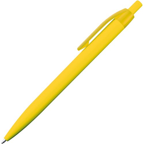 Kunststoffkugelschreiber (Art.-Nr. CA986234) - Druckkugelschreiber mit blau schreibende...