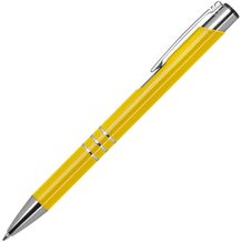 Kugelschreiber vollfarbig lackiert (gelb) (Art.-Nr. CA986293)