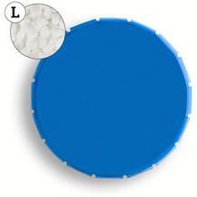 Super Mini Clic Clac Box (PMS Process Blue, ohne Druck, Pfefferminzpastillen stark) (Art.-Nr. CA037296)
